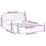 Casa si Gradina - Mobilier - Paturi si accesorii - Paturi - Cadru de pat cu tablie, roz, 140x200 cm, catifea - Infinity.ro