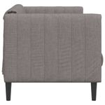 Casa si Gradina - Mobilier - Canapele si coltare - Canapele - Canapea, 2 locuri, gri taupe, material textil - Infinity.ro