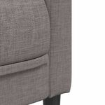 Casa si Gradina - Mobilier - Canapele si coltare - Canapele - Canapea, 2 locuri, gri taupe, material textil - Infinity.ro