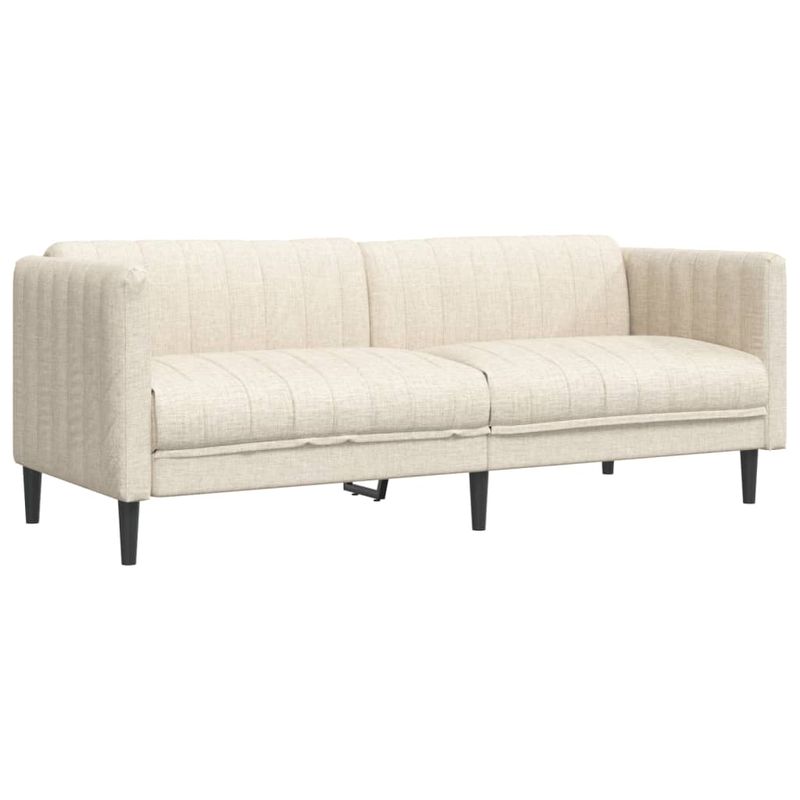 Casa si Gradina - Mobilier - Seturi de mobilier - Seturi living - Set de canapele, 3 piese, crem, material - Infinity.ro