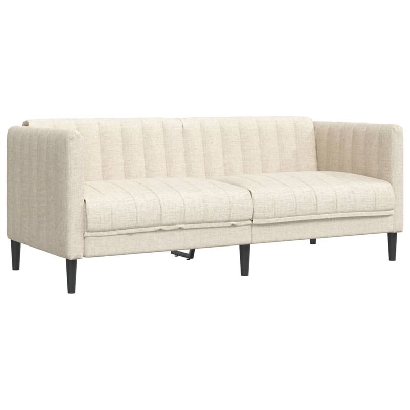Casa si Gradina - Mobilier - Seturi de mobilier - Seturi living - Set de canapele, 3 piese, crem, material - Infinity.ro