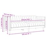 Casa si Gradina - Mobilier - Seturi de mobilier - Seturi living - Set de canapele, 3 piese, crem, material - Infinity.ro