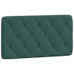 Casa si Gradina - Mobilier - Paturi si accesorii - Paturi - Cadru de pat cu lumini LED, verde inchis, 100x200 cm, catifea - Infinity.ro