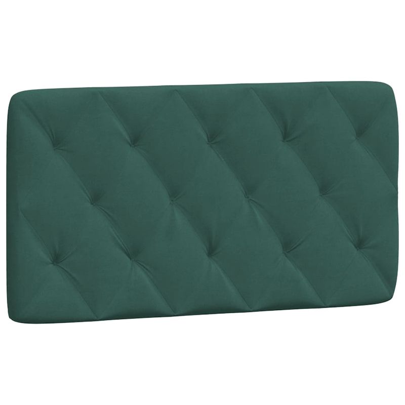 Casa si Gradina - Mobilier - Paturi si accesorii - Paturi - Cadru de pat cu lumini LED, verde inchis, 100x200 cm, catifea - Infinity.ro