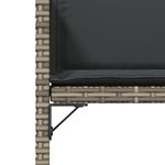 Casa si Gradina - Gradina si terasa - Mobilier exterior - Scaune si sezlonguri gradina - Scaune de gradina cu perne, 4 buc., gri, poliratan - Infinity.ro