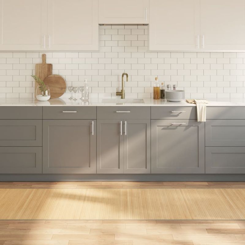 Casa si Gradina - Textile si covoare - Covoare - Covoare casa - Covor dreptunghiular, natural deschis, 80x300 cm, bambus - Infinity.ro