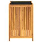 Casa si Gradina - Gradinarit si plante - Plante si ghivece - Ghivece si suporturi - Jardiniera de gradina cu captuseala, 50x50x75 cm, lemn acacia - Infinity.ro