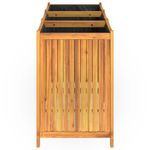 Casa si Gradina - Gradinarit si plante - Plante si ghivece - Ghivece si suporturi - Jardiniera de gradina cu captuseala, 150x50x75 cm, lemn acacia - Infinity.ro