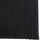 Casa si Gradina - Textile si covoare - Covoare - Covoare casa - Covor dreptunghiular, negru, 100x100 cm, bambus - Infinity.ro