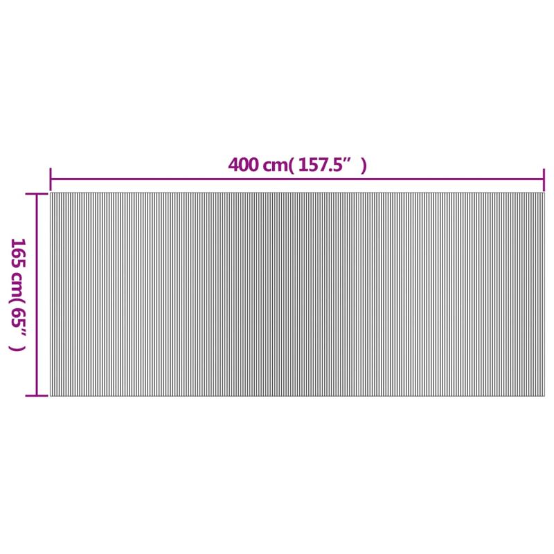 Casa si Gradina - Decoratiuni - Pereti despartitori si paravane - Separator de camera ,negru, 165x400 cm, bambus - Infinity.ro