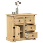 Casa si Gradina - Mobilier - Comode si corpuri - Comode - Dulap „Corona”, 87x40x76 cm, lemn masiv de pin - Infinity.ro