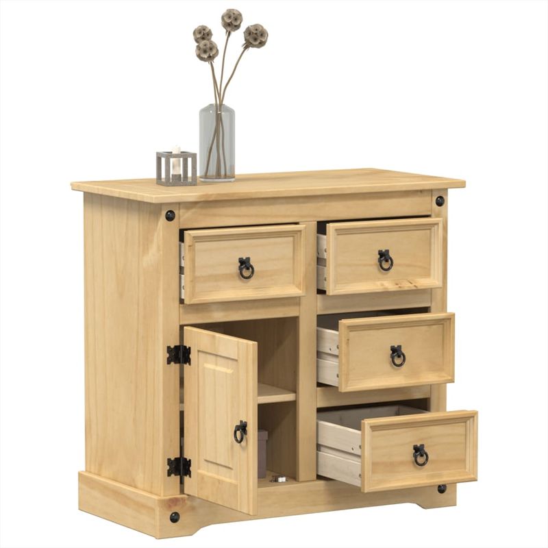 Casa si Gradina - Mobilier - Comode si corpuri - Comode - Dulap „Corona”, 87x40x76 cm, lemn masiv de pin - Infinity.ro
