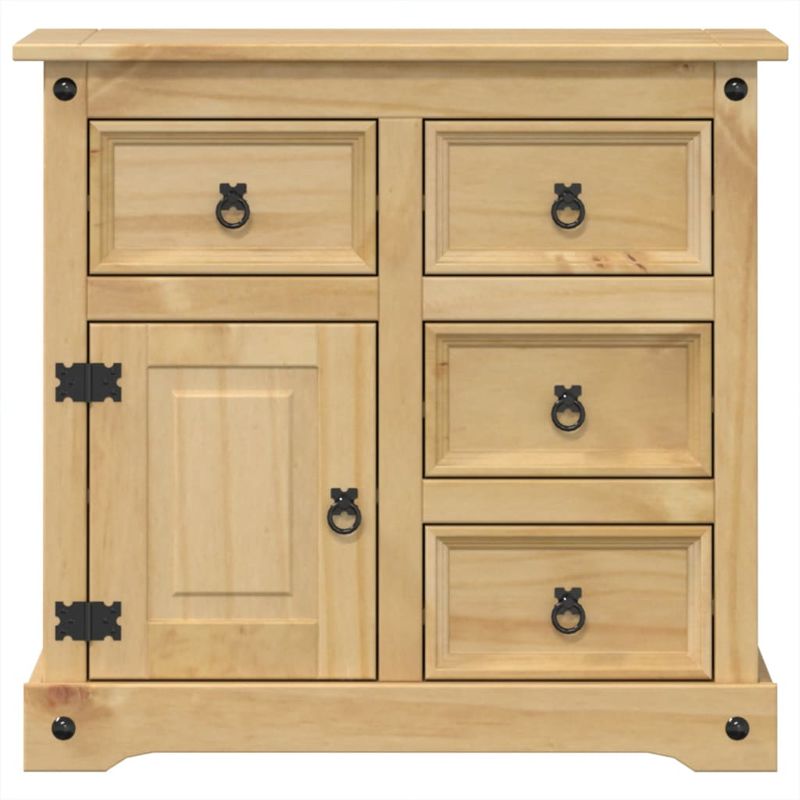 Casa si Gradina - Mobilier - Comode si corpuri - Comode - Dulap „Corona”, 87x40x76 cm, lemn masiv de pin - Infinity.ro