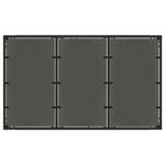 Casa si Gradina - Gradina si terasa - Mobilier exterior - Mese gradina - Masa gradina cu blat din sticla, negru, 150x90x75 cm, poliratan - Infinity.ro