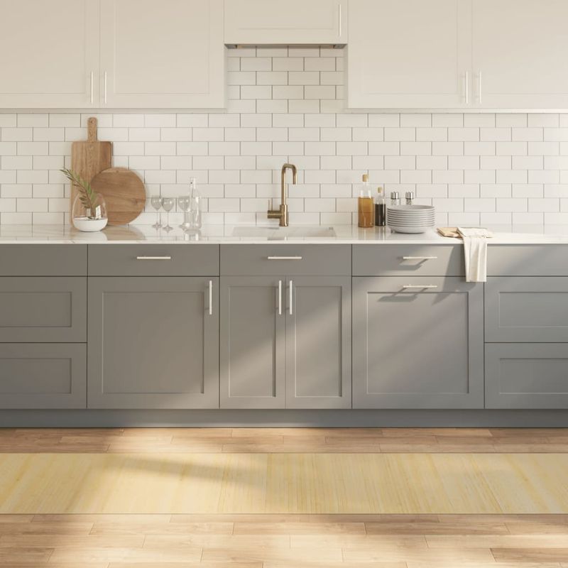 Casa si Gradina - Textile si covoare - Covoare - Covoare casa - Covor dreptunghiular, natural deschis, 60x300 cm, bambus - Infinity.ro