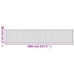 Casa si Gradina - Textile si covoare - Covoare - Covoare casa - Covor dreptunghiular, maro, 80x400 cm, bambus - Infinity.ro