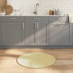 Casa si Gradina - Textile si covoare - Covoare - Covoare casa - Covor rotund, natural deschis, 80 cm, bambus - Infinity.ro