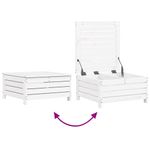 Casa si Gradina - Gradina si terasa - Mobilier exterior - Seturi mobila gradina - Set canapea de gradina, 6 piese, alb, lemn masiv pin - Infinity.ro