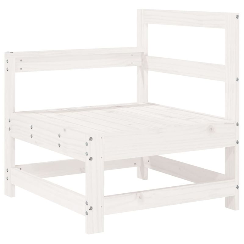 Casa si Gradina - Gradina si terasa - Mobilier exterior - Seturi mobila gradina - Set canapea de gradina, 6 piese, alb, lemn masiv pin - Infinity.ro
