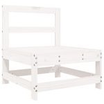 Casa si Gradina - Gradina si terasa - Mobilier exterior - Seturi mobila gradina - Set canapea de gradina, 6 piese, alb, lemn masiv pin - Infinity.ro