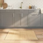 Casa si Gradina - Textile si covoare - Covoare - Covoare casa - Covor dreptunghiular, natural deschis, 80x100 cm, bambus - Infinity.ro