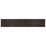 Casa si Gradina - Textile si covoare - Covoare - Covoare casa - Covor dreptunghiular, maro inchis, 70x400 cm, bambus - Infinity.ro