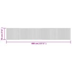 Casa si Gradina - Textile si covoare - Covoare - Covoare casa - Covor dreptunghiular, maro inchis, 70x400 cm, bambus - Infinity.ro