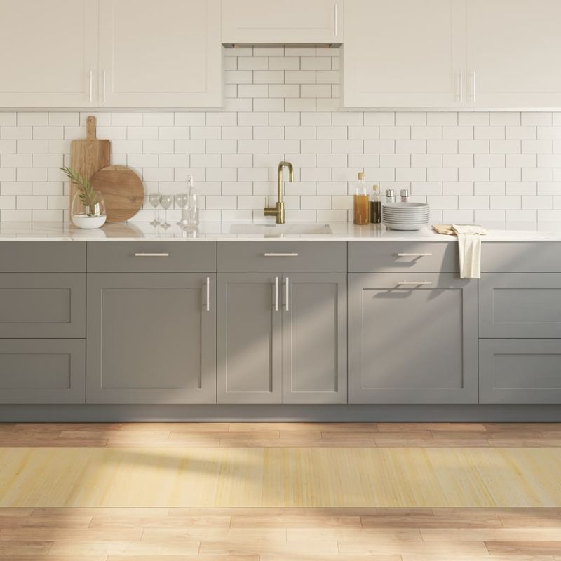 Casa si Gradina - Textile si covoare - Covoare - Covoare casa - Covor dreptunghiular, natural deschis, 60x500 cm, bambus - Infinity.ro