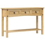 Casa si Gradina - Mobilier - Comode si corpuri - Console - Masuta consola Corona, 114x34,5x73 cm, lemn masiv de pin - Infinity.ro