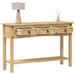 Casa si Gradina - Mobilier - Comode si corpuri - Console - Masuta consola Corona, 114x34,5x73 cm, lemn masiv de pin - Infinity.ro