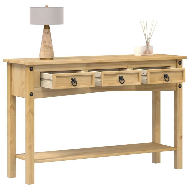 Casa si Gradina - Mobilier - Comode si corpuri - Console - Masuta consola Corona, 114x34,5x73 cm, lemn masiv de pin - Infinity.ro