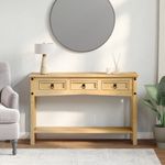 Casa si Gradina - Mobilier - Comode si corpuri - Console - Masuta consola Corona, 114x34,5x73 cm, lemn masiv de pin - Infinity.ro