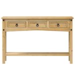 Casa si Gradina - Mobilier - Comode si corpuri - Console - Masuta consola Corona, 114x34,5x73 cm, lemn masiv de pin - Infinity.ro
