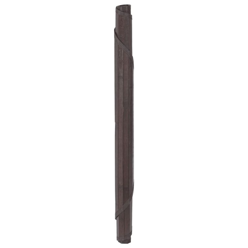 Casa si Gradina - Textile si covoare - Covoare - Covoare casa - Covor rotund, maro inchis, 80 cm, bambus - Infinity.ro