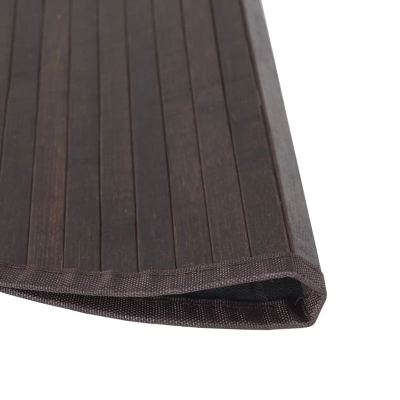 Casa si Gradina - Textile si covoare - Covoare - Covoare casa - Covor rotund, maro inchis, 80 cm, bambus - Infinity.ro