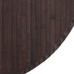 Casa si Gradina - Textile si covoare - Covoare - Covoare casa - Covor rotund, maro inchis, 80 cm, bambus - Infinity.ro