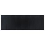 Casa si Gradina - Textile si covoare - Covoare - Covoare casa - Covor dreptunghiular, negru, 100x300 cm, bambus - Infinity.ro