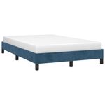 Casa si Gradina - Mobilier - Paturi si accesorii - Paturi - Cadru de pat, albastru inchis, 120x190 cm, catifea, înălțime 25 cm - Infinity.ro