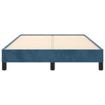 Casa si Gradina - Mobilier - Paturi si accesorii - Paturi - Cadru de pat, albastru inchis, 120x190 cm, catifea, înălțime 25 cm - Infinity.ro