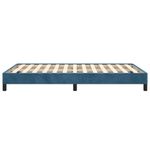 Casa si Gradina - Mobilier - Paturi si accesorii - Paturi - Cadru de pat, albastru inchis, 120x190 cm, catifea, înălțime 25 cm - Infinity.ro