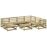 Casa si Gradina - Gradina si terasa - Mobilier exterior - Seturi mobila gradina - Set canapea de gradina, 8 piese, lemn de pin tratat - Infinity.ro