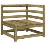 Casa si Gradina - Gradina si terasa - Mobilier exterior - Seturi mobila gradina - Set canapea de gradina, 8 piese, lemn de pin tratat - Infinity.ro