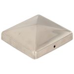 Casa si Gradina - Gradina si terasa - Garduri, panouri si accesorii - Capace stalpi de gard piramida 6 buc. otel inoxidabil 101x101mm - Infinity.ro