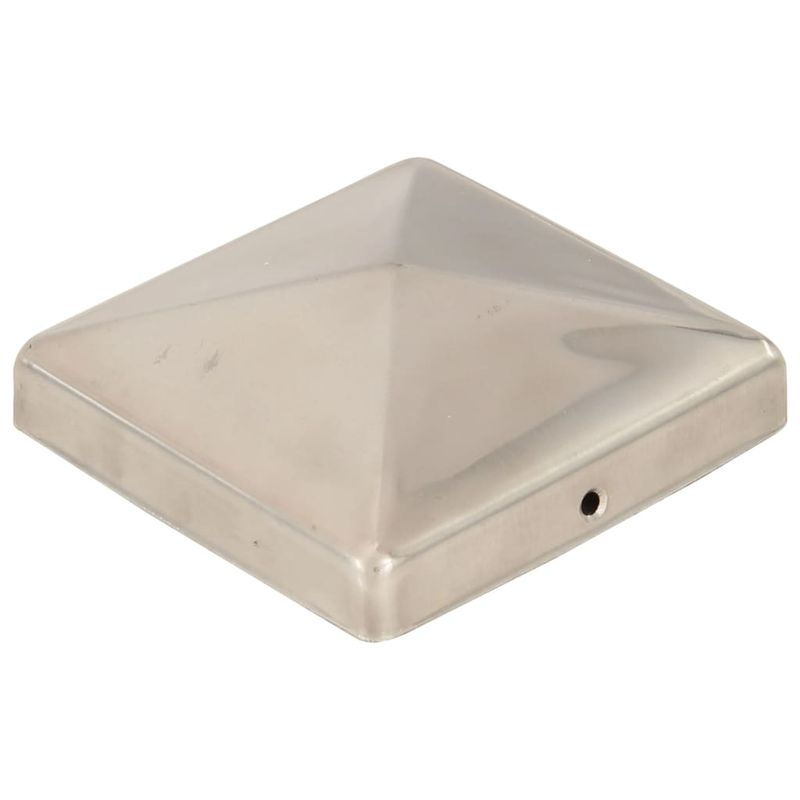 Casa si Gradina - Gradina si terasa - Garduri, panouri si accesorii - Capace stalpi de gard piramida 6 buc. otel inoxidabil 101x101mm - Infinity.ro