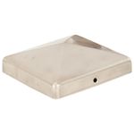 Casa si Gradina - Gradina si terasa - Garduri, panouri si accesorii - Capace stalpi de gard piramida 6 buc. otel inoxidabil 101x101mm - Infinity.ro