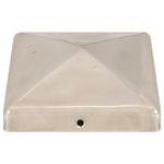 Casa si Gradina - Gradina si terasa - Garduri, panouri si accesorii - Capace stalpi de gard piramida 6 buc. otel inoxidabil 101x101mm - Infinity.ro