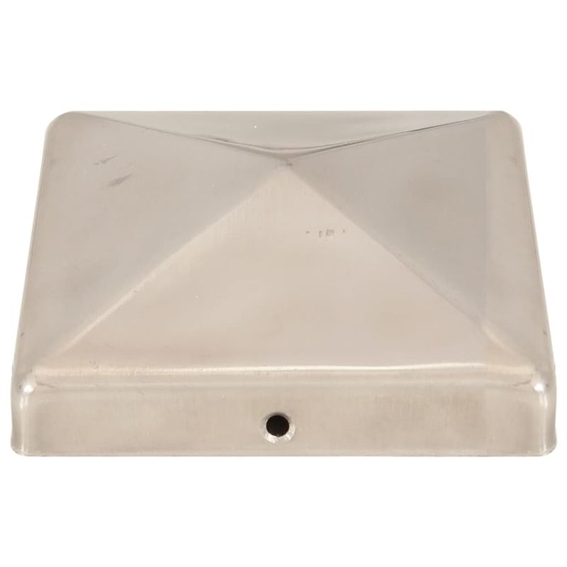 Casa si Gradina - Gradina si terasa - Garduri, panouri si accesorii - Capace stalpi de gard piramida 6 buc. otel inoxidabil 101x101mm - Infinity.ro