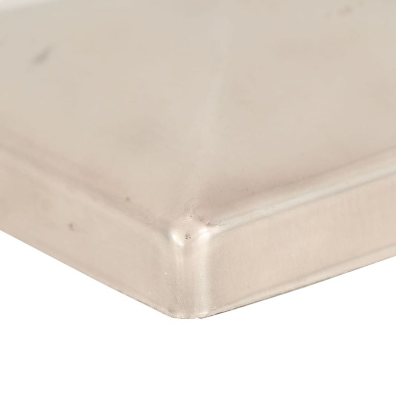 Casa si Gradina - Gradina si terasa - Garduri, panouri si accesorii - Capace stalpi de gard piramida 6 buc. otel inoxidabil 101x101mm - Infinity.ro