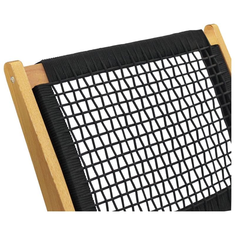 Casa si Gradina - Gradina si terasa - Mobilier exterior - Scaune si sezlonguri gradina - Scaun de gradina cu suport picioare, lemn masiv tec & poliester - Infinity.ro