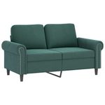 Casa si Gradina - Mobilier - Seturi de mobilier - Seturi living - Set de canapele cu perne, 4 piese, verde inchis, catifea - Infinity.ro